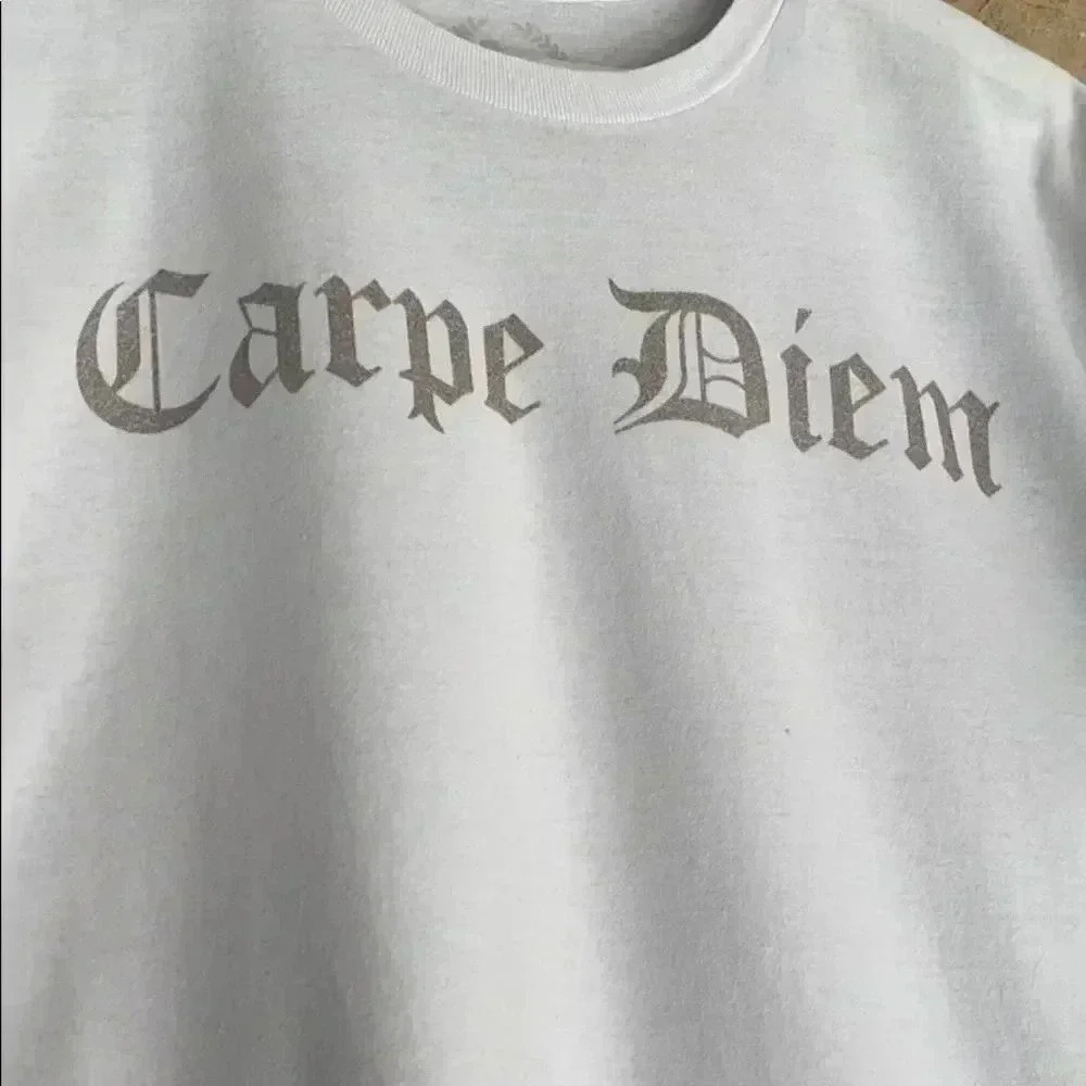 Teepublic Carpe Diem White T-shirt